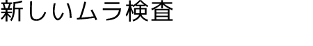 新しいムラ検査